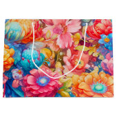 Zomer Bloem Boeket Whimsical Boho Groot Cadeauzakje (Voorkant)