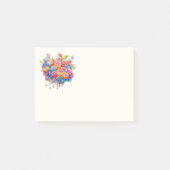 Zomer Bloem Boeket Whimsical Boho Post-it® Notes (Voorkant)
