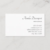 Zomer Bloem Boeket Whimsical Boho Visitekaartje (Achterkant)