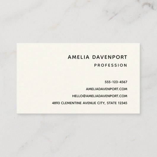 Zomer Bloem Boeket Whimsical Boho Visitekaartje (Achterkant)