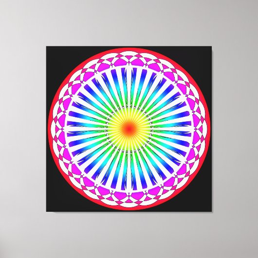 Zomer Bloem Canvasprint Canvas Afdruk (Voorkant)