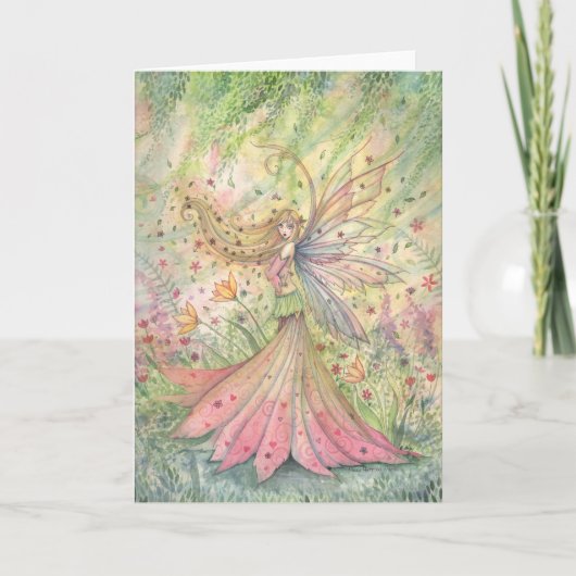 Zomer Bloem Fee Kaart (Voorkant)