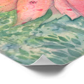 Zomer Bloem Fee Kunst Poster (Hoek)