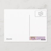 Zomer Bloem Fee Zichtkaart Briefkaart (Achterkant)