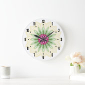 Zomer Bloem Mandala Grote Klok (Huis)