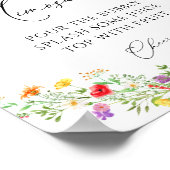 Zomer bloem mimosa bar drank bord poster (Hoek)