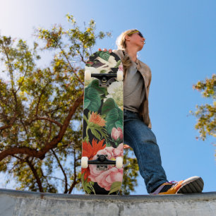 Zomer bloem patroon persoonlijk skateboard