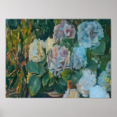 Zomer bloem schilderij poster (Voorkant)