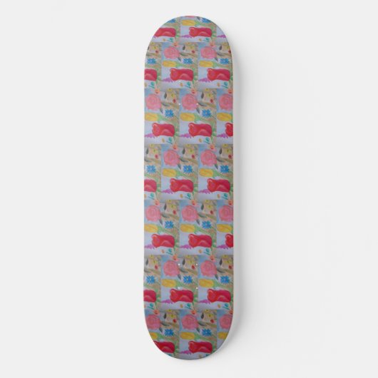 Zomer Bloem Tuin Skateboard (Voorkant)