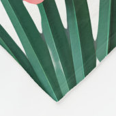 Zomer Bloemen Aangepaste Naam Kinderkamer Fleece Deken (Hoek)