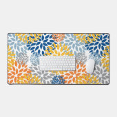 Zomer Bloemen Abstracte Heldere Kleuren Patroon Bureaumat (Keyboard & Muis)