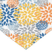 Zomer Bloemen Abstracte Heldere Kleuren Patroon Korte Tafelloper (Hoek)