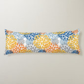 Zomer Bloemen Abstracte Heldere Kleuren Patroon Lichaamskussen (Voorkant)