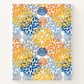 Zomer Bloemen Abstracte Heldere Kleuren Patroon Notitieboek (Achterkant)