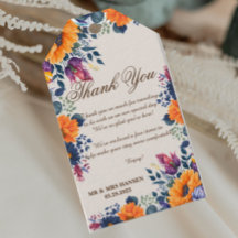 Zomer Bloemen Bedank Cadeaukaartje