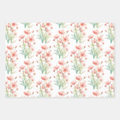 Zomer Bloemen Cadeaupapier (Voorkant)