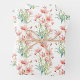 Zomer Bloemen Cadeaupapier