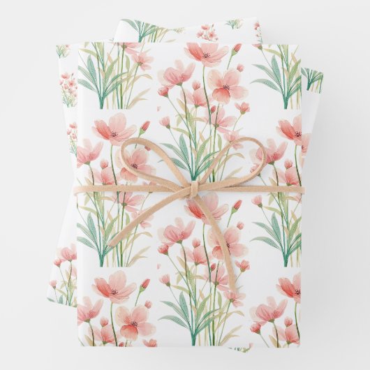 Zomer Bloemen Cadeaupapier (In situ)