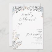 Zomer Bloemen Decoratie Verjaardagsfeest Kaart (Voorkant)