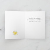 Zomer Bloemen Home Sweet Home Housewarming Kaart (Binnen)