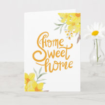Zomer Bloemen Home Sweet Home Housewarming
