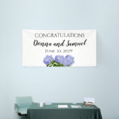 Zomer Bloemen Hydrangea Bruiloft Banner (Beurs)