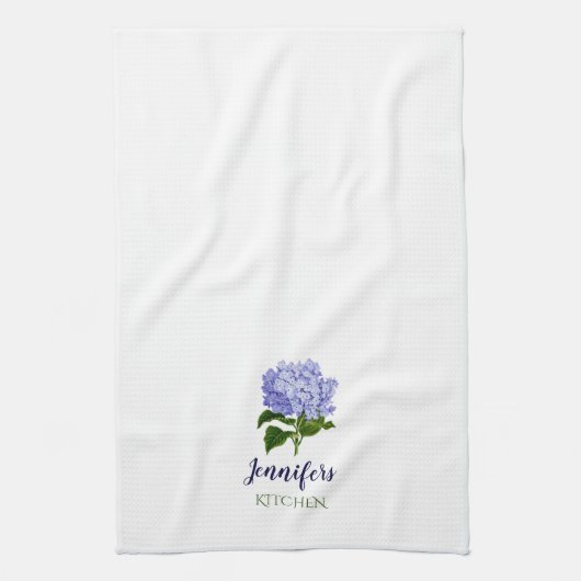 Zomer Bloemen Hydrangea Keukenhanddoek (Verticaal)