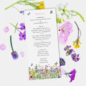 Zomer Bloemen Menu