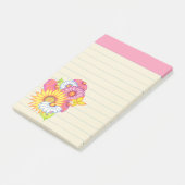 Zomer bloemen Post-it briefjes Post-it® Notes (Schuin)