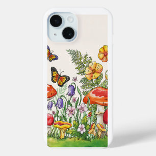 Zomer Bloemen Telefoonhoesje iPhone 15 Case