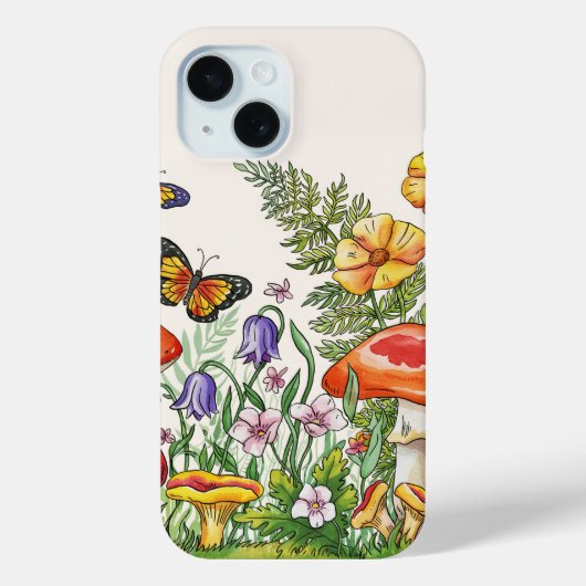 Zomer Bloemen Telefoonhoesje Case-Mate iPhone Case (Achterkant)