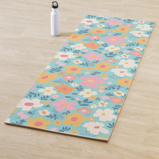 Zomer Bloemenprint Yogamat (In situ)