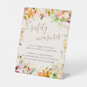 Zomer Bloementuin Veiligheidsmaatregelen voetstuk Reclamebord Met Voetstuk (Voorkant)