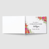 Zomer Bloementuin Wildbloemen bruiloft Gastenboek (Volledig)