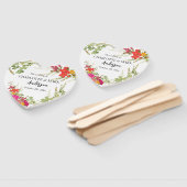 Zomer Bloementuin Wildbloemen bruiloft Handwaaier (Niet-gemonteerd)