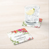 Zomer Bloementuin Wildbloemen Bruiloft Kartonnen Onderzetters (Insitu)