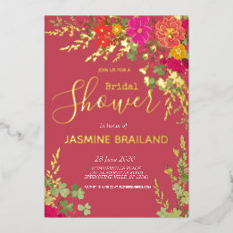 Zomer Bloementuin Wildbloemen Vrijgezellenfeest Fo Folie Uitnodiging