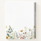 Zomer Bloemenveld Notitieboek (Achterkant)