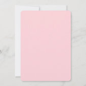 Zomer Bloemige Baby's Breath Elegante Trouw Kaart (Achterkant)