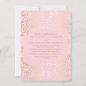 Zomer Bloemige Baby's Breath Elegante Trouw Kaart (Voorkant)