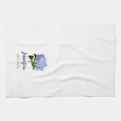 Zomer Bloemige Hydrangea Keukenhanddoek (Horizontaal)