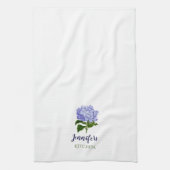 Zomer Bloemige Hydrangea Keukenhanddoek (Verticaal)