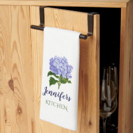Zomer Bloemige Hydrangea Keukenhanddoek