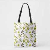 Zomer Bloemmotief  Tote Bag (Voorkant)