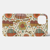 Zomer bloempatroon gemaakt van bladeren Case-Mate iPhone case (Achterkant (horizontaal))