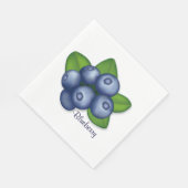 Zomer Blueberry Party Servet (Hoek)