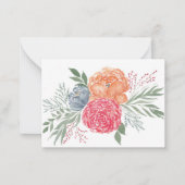 Zomer Boeket Note Kaart Notitiekaartje (Voorkant)