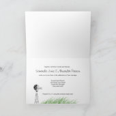 Zomer Boerderij Uitnodiging Kaart (Binnen)