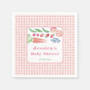 Zomer Boeren Markt Baby shower Party Voor Meisje Servet