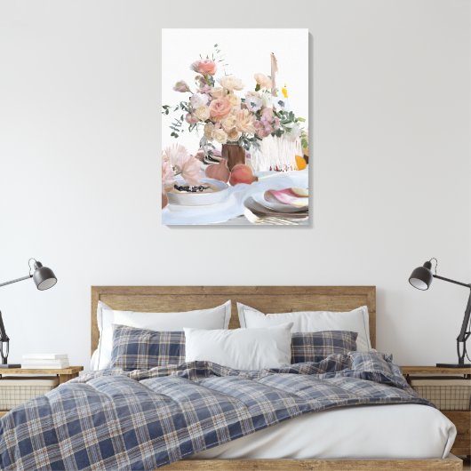 Zomer Boheems tafereel Canvas Afdruk (Insitu (Slaapkamer))